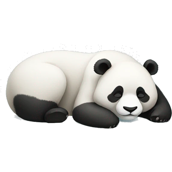 Panda sleeping  emoji