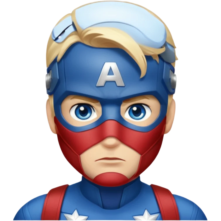 captain america head shot emoji