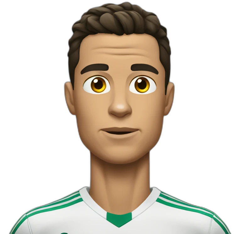 cristiano ronaldo, triste  emoji