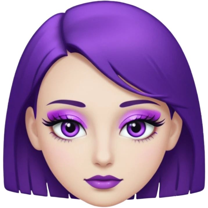beauty purple emoji