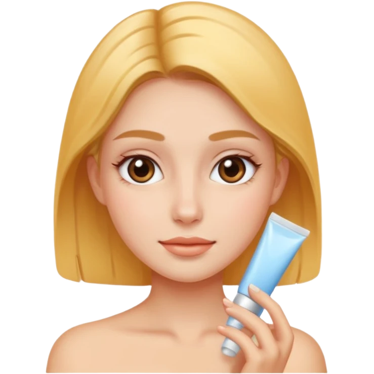 A Girl with Skincare emoji