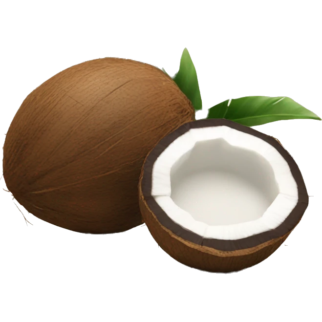 Coconut cream emoji
