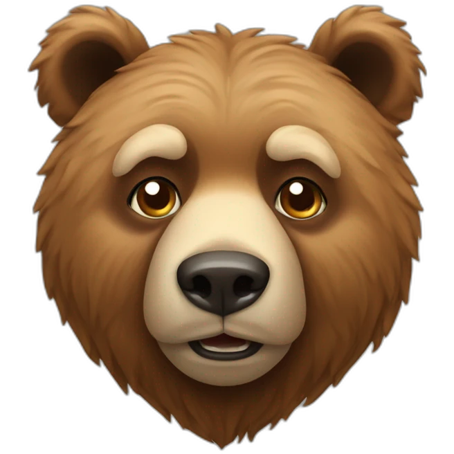 Bear ungly emoji