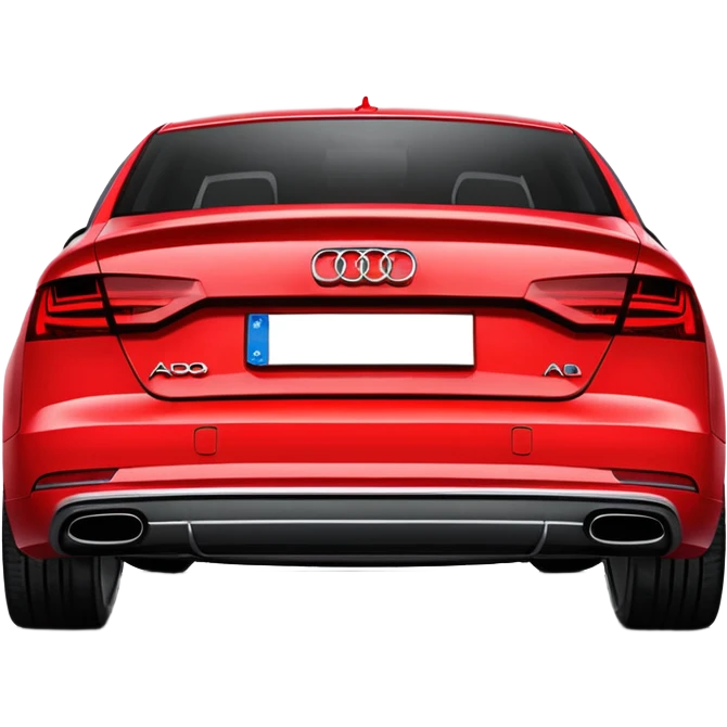 make the emoji the rear tail lights of a b8 audi a4 emoji