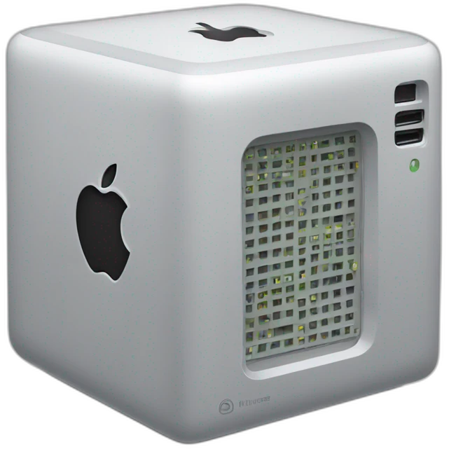 Apple g4 cube computer emoji