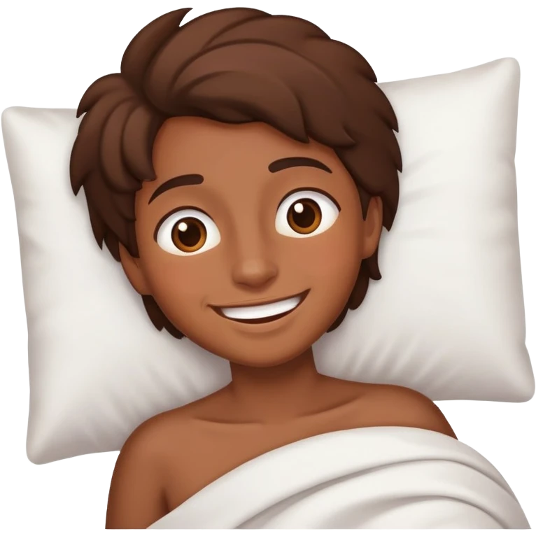 Time to wake up with love emoji
