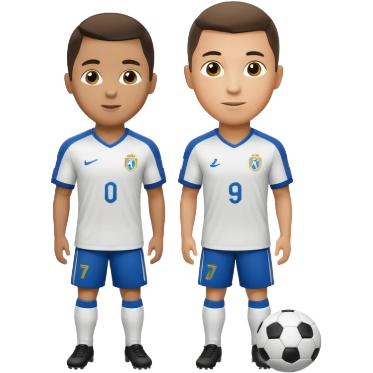 عکس من رو کنار رونالدو بذار emoji