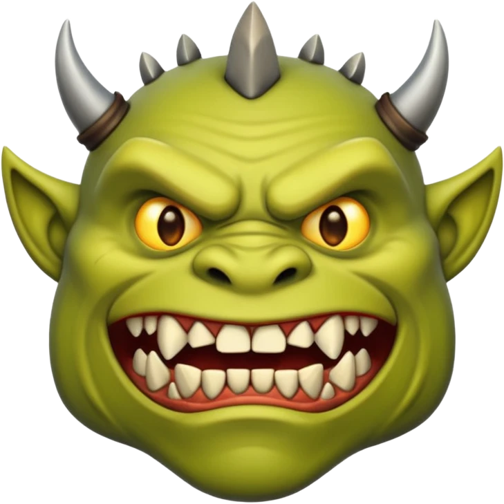 Orc teeth emoji emoji