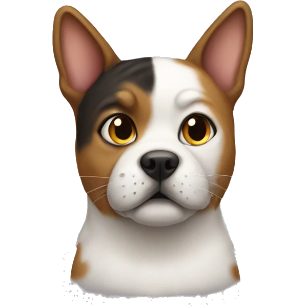 dog in a cat emoji