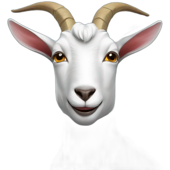 goat with lasers emoji