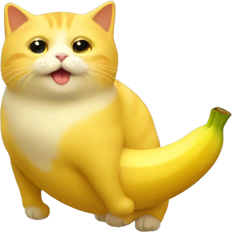 Banana cat emoji