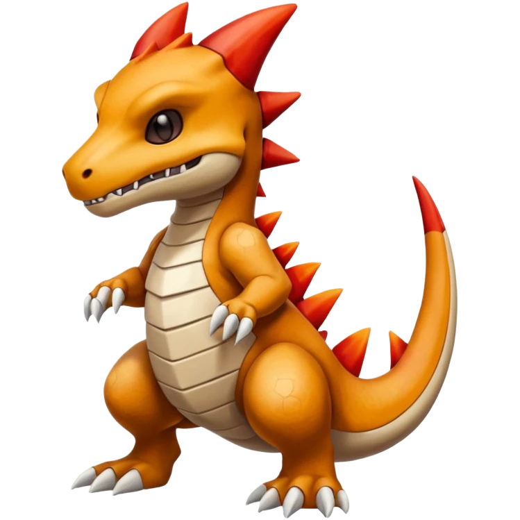 Marowak-Cubone-Charmeleon-fusion (full body) emoji