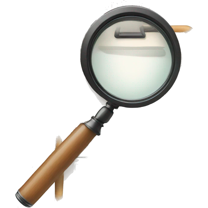 clipboard with a checklist combined with a magnifying glass emoji