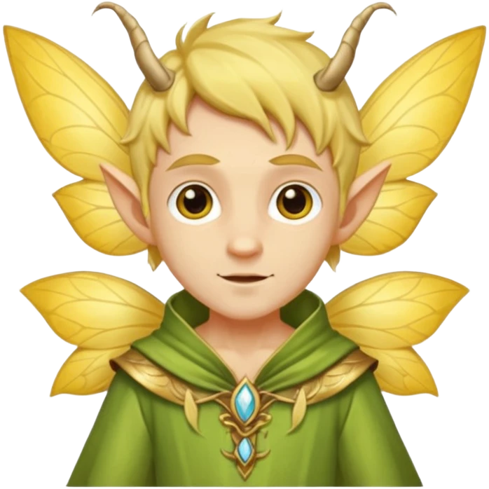 yellow male fairy emoji
