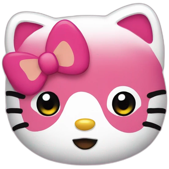 Hello kitty emoji