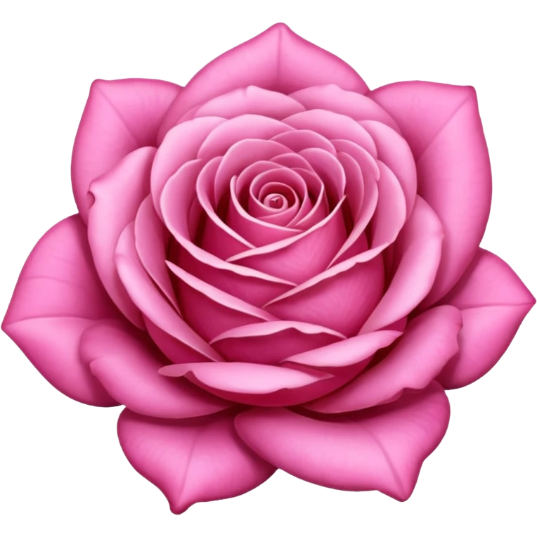Pink rose emoji