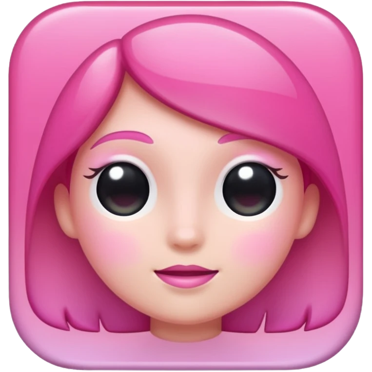 Netflix aesthetic N in pink emoji