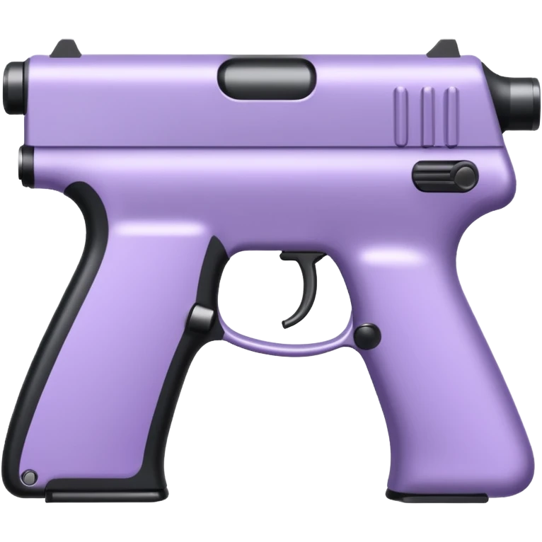 Pale purple gun emoji