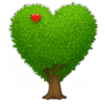 bush-in-heart emoji