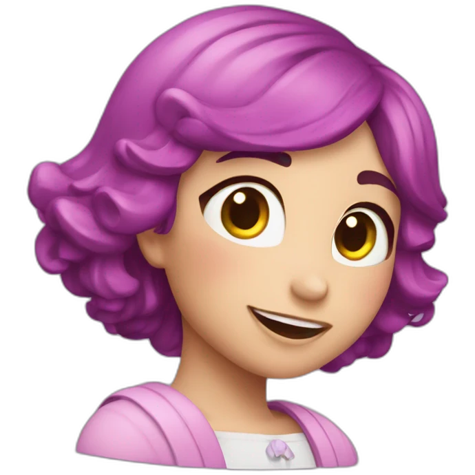 corazon lila brillante emoji