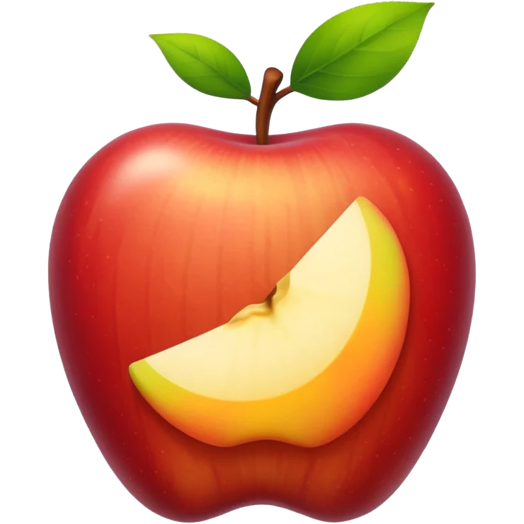 Create an Apple-style emoji that represents a stock/share, combining a clean upward-trending chart, a minimal financial symbol, and a confident growth vibe, using simple shapes, smooth gradients, and the polished. emoji