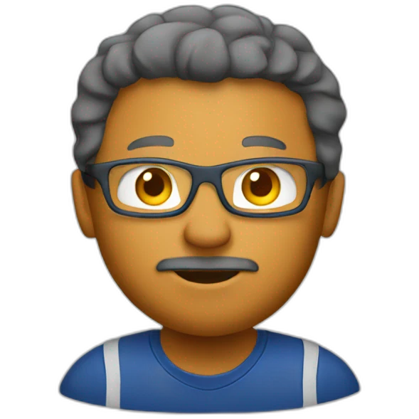 coach with basket ball head emoji
