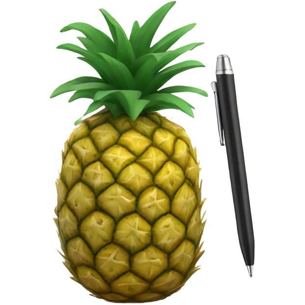 pineapple pen emoji