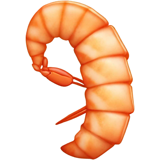Shrimp tails with cheese emoji