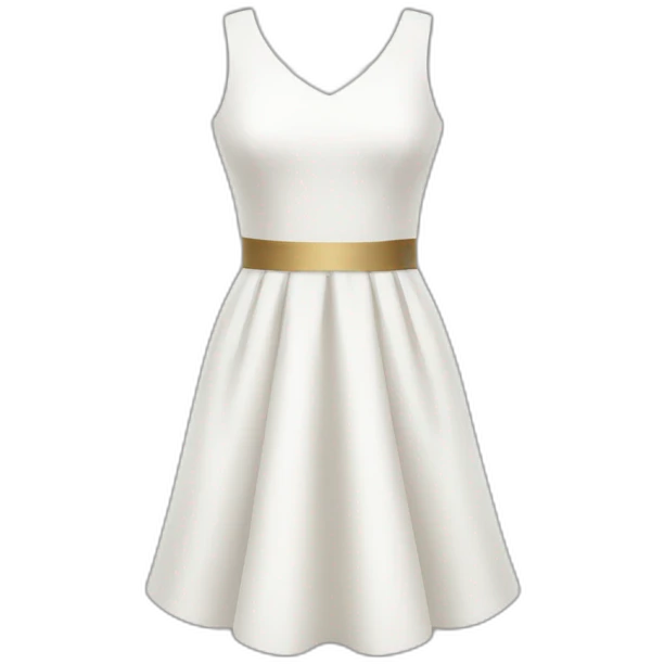 white dress with cross emoji