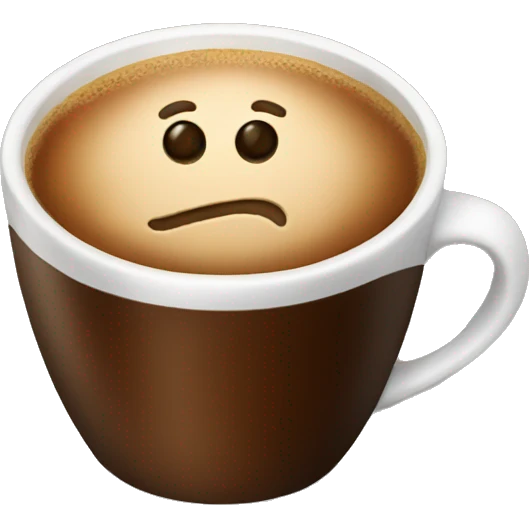 A cup of coffee emoji
