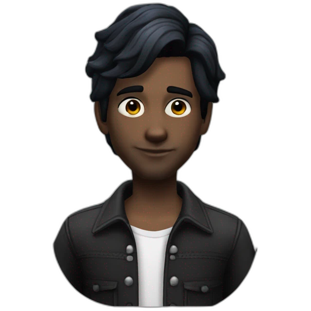 Sims+4+Mortimer+Goth-Man-dark-hair-perfectly-centered emoji