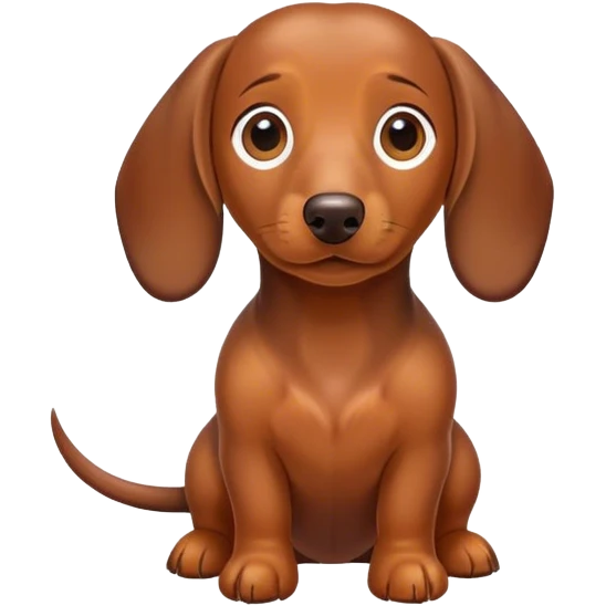 Perros salchichas cafés  emoji