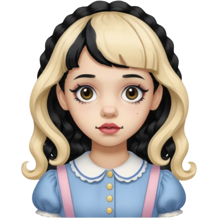 Melanie Martinez with split her emoji