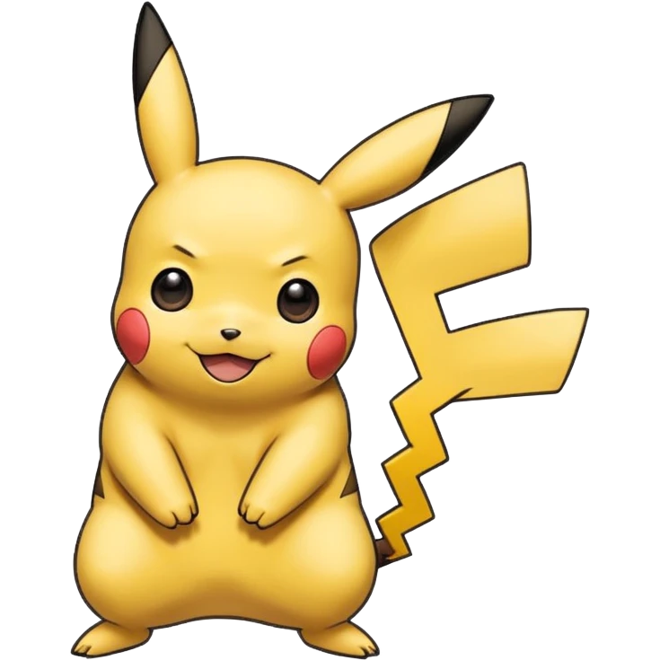 Arm tattoo of pikachu emoji