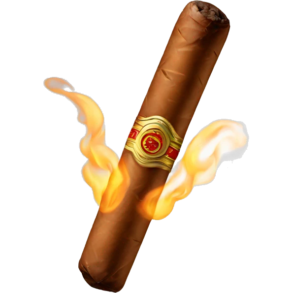 Lit cigar emoji