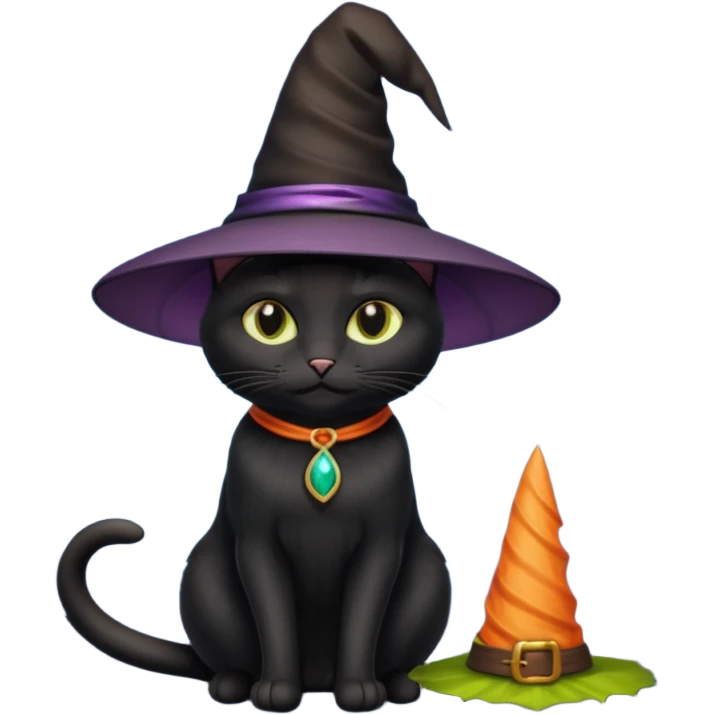 Witch Cat emoji