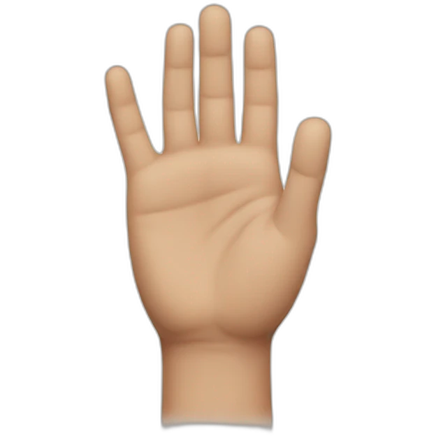 Hart hand emoji