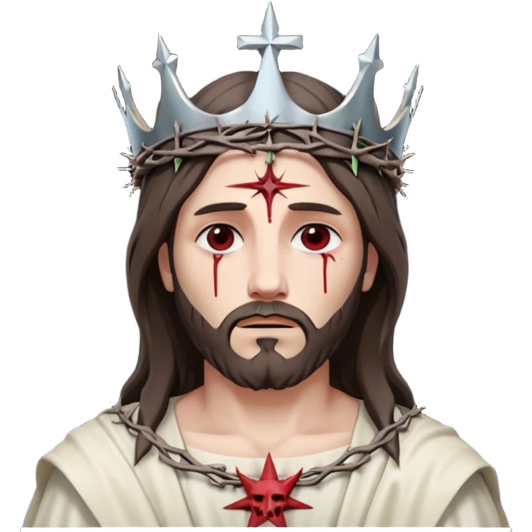 Make a satan Jesus emoji