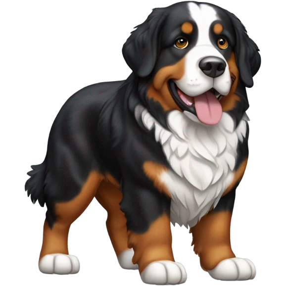 Bernese mountain dog ￼ emoji