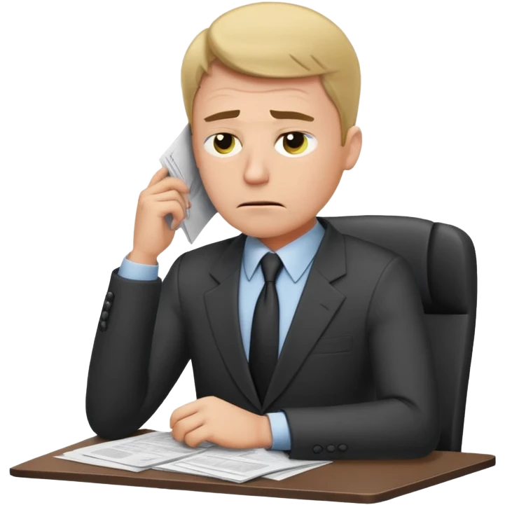 bored office boss emoji