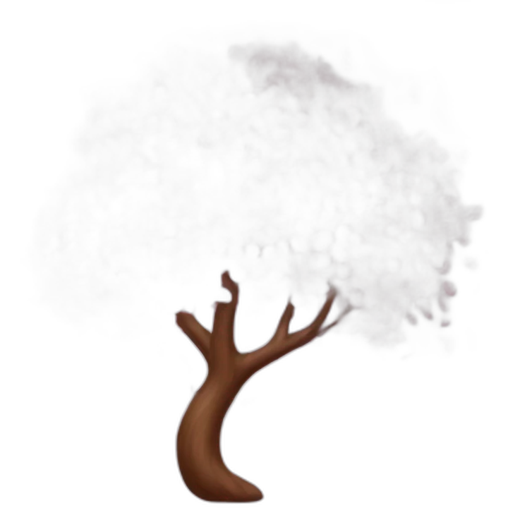 Sakura-tree-with-petals-falling emoji