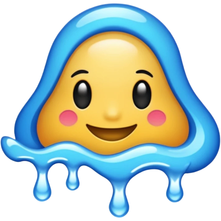 spell out the word "wavy" in a blue graffiti font emoji