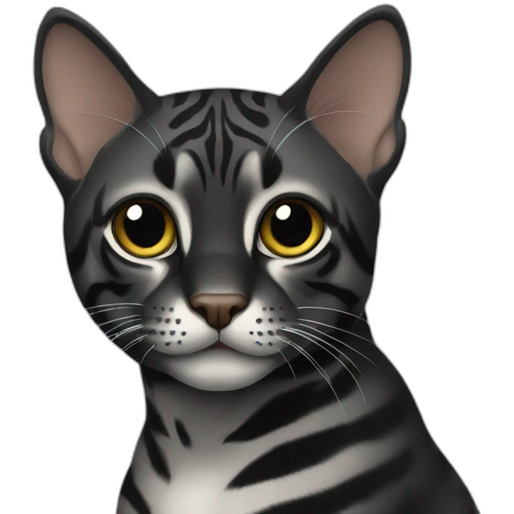 black bengal noir emoji