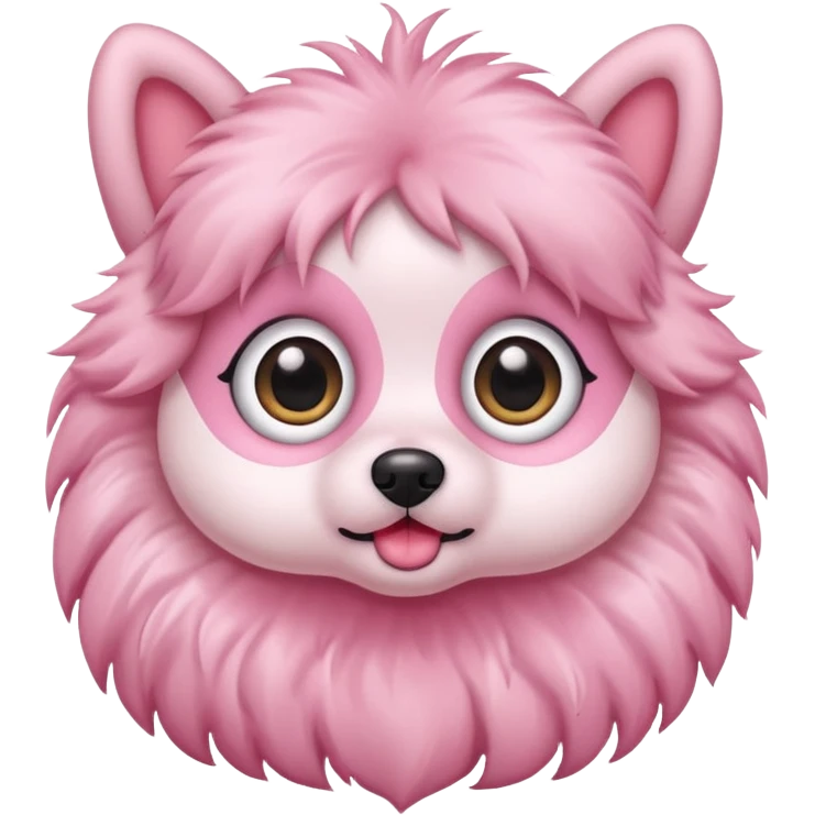 pink girly dog emoji