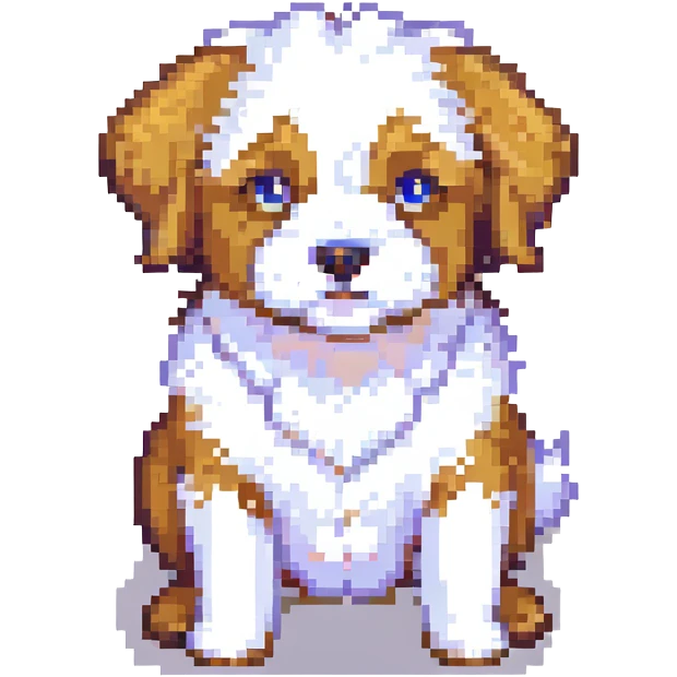 cute fluffy dog emoji