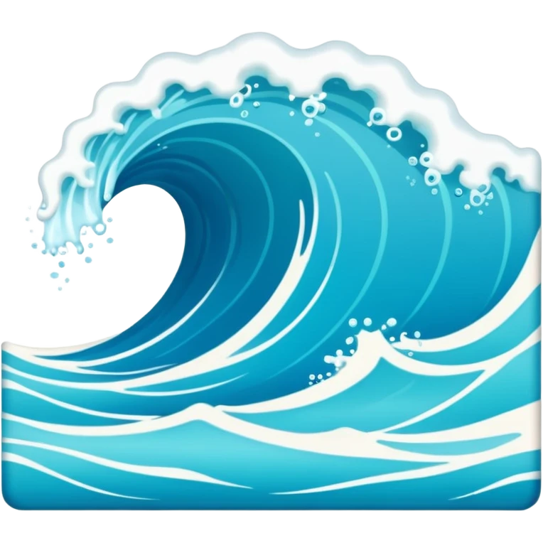 blue wave curacao emoji