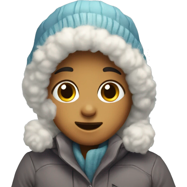 Cute winter emoji