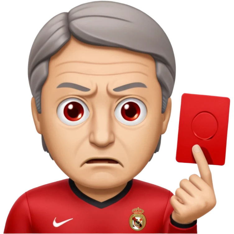 Флорентино Перес показывает красную карточку emoji