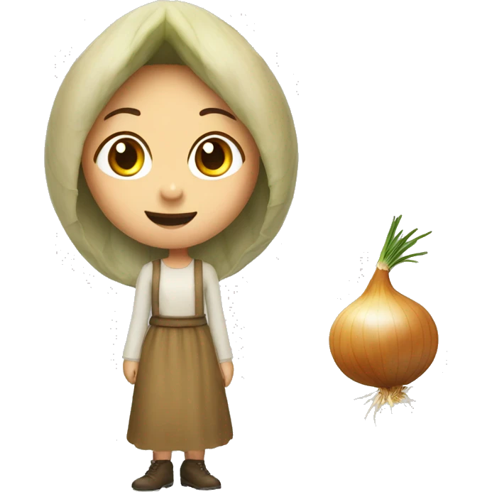 onion girl emoji