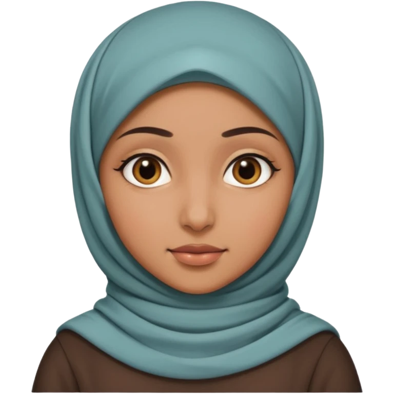 arab GIRL with hijab half body emoji